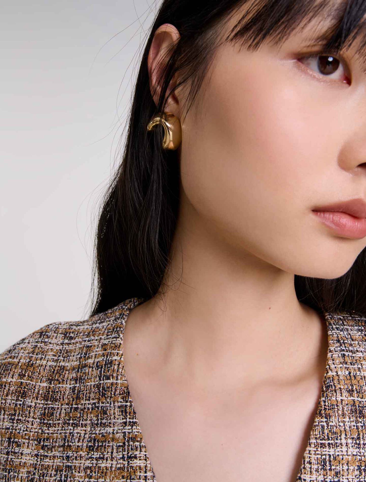 Kurzes Kleid aus Tweed