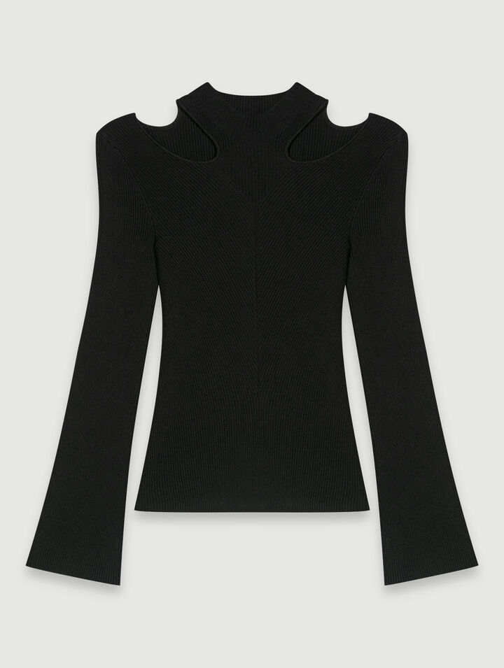 Cutaway-Strickpullover