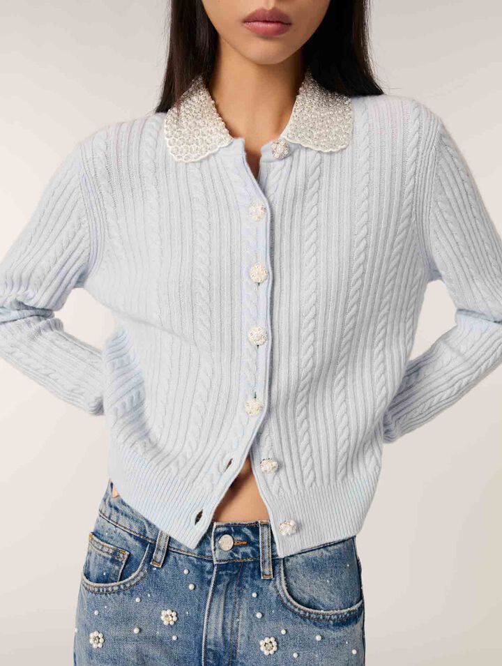 Cardigan mit abnehmbarem