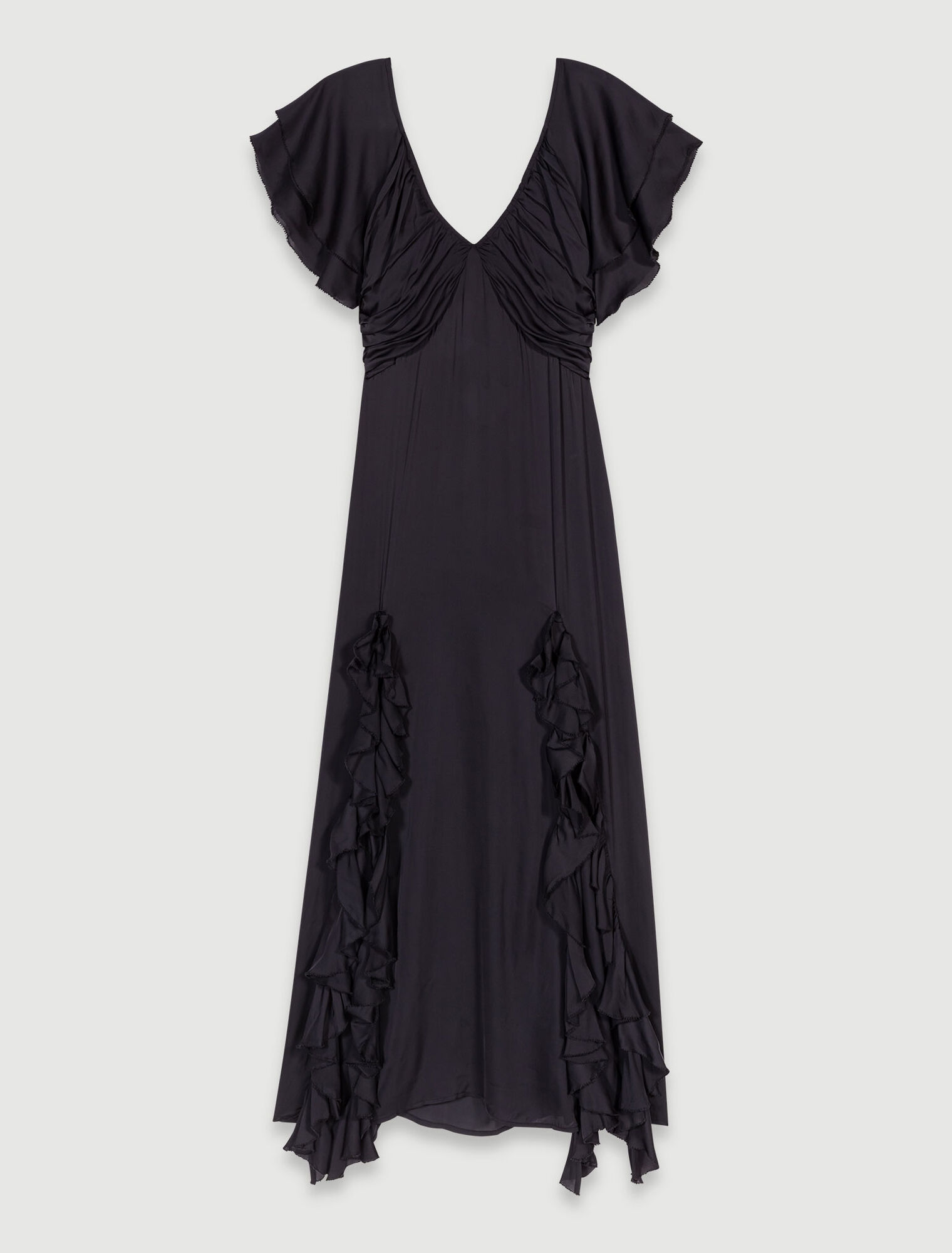 Langes Kleid mit freiem Rücken