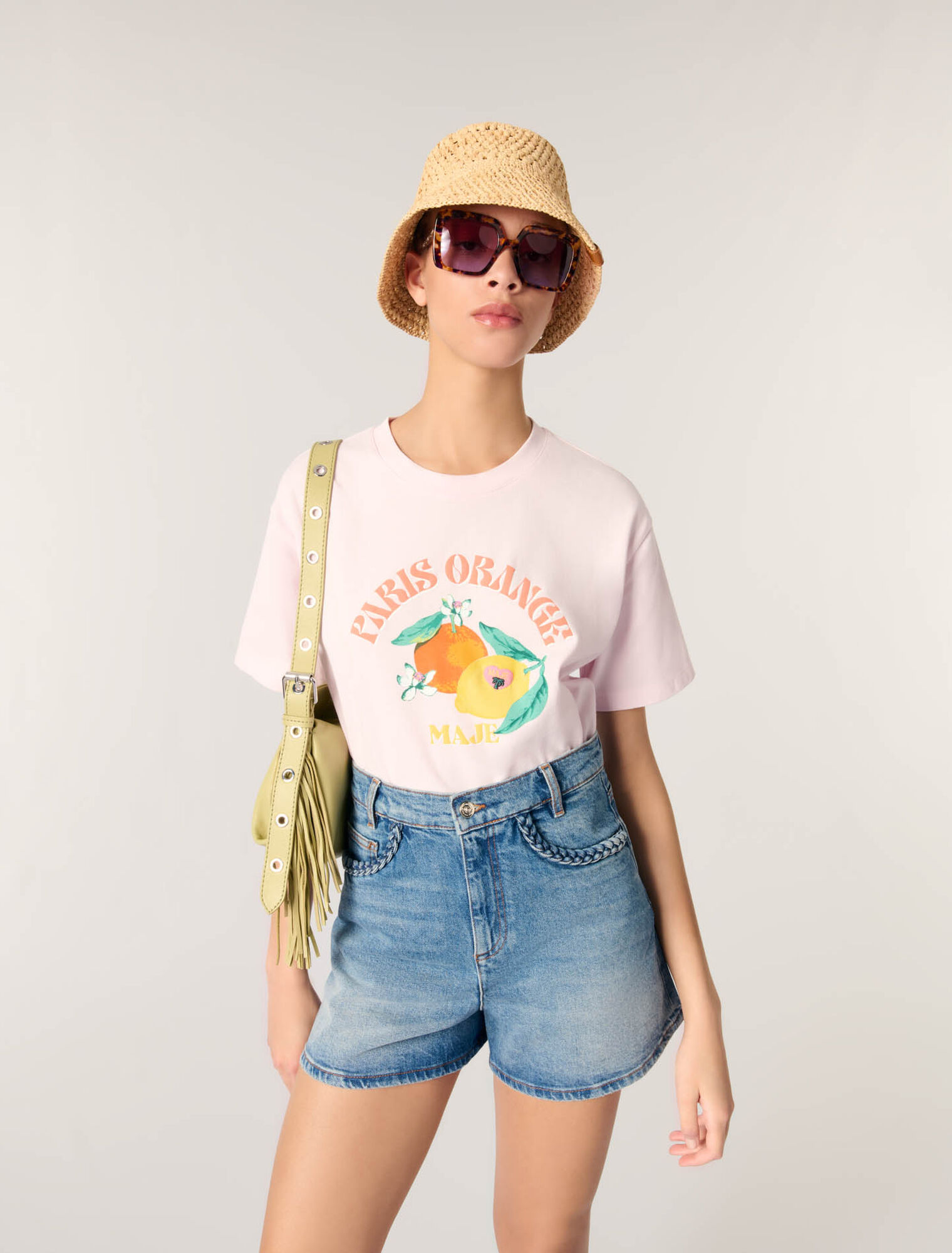 Gemustertes T-Shirt