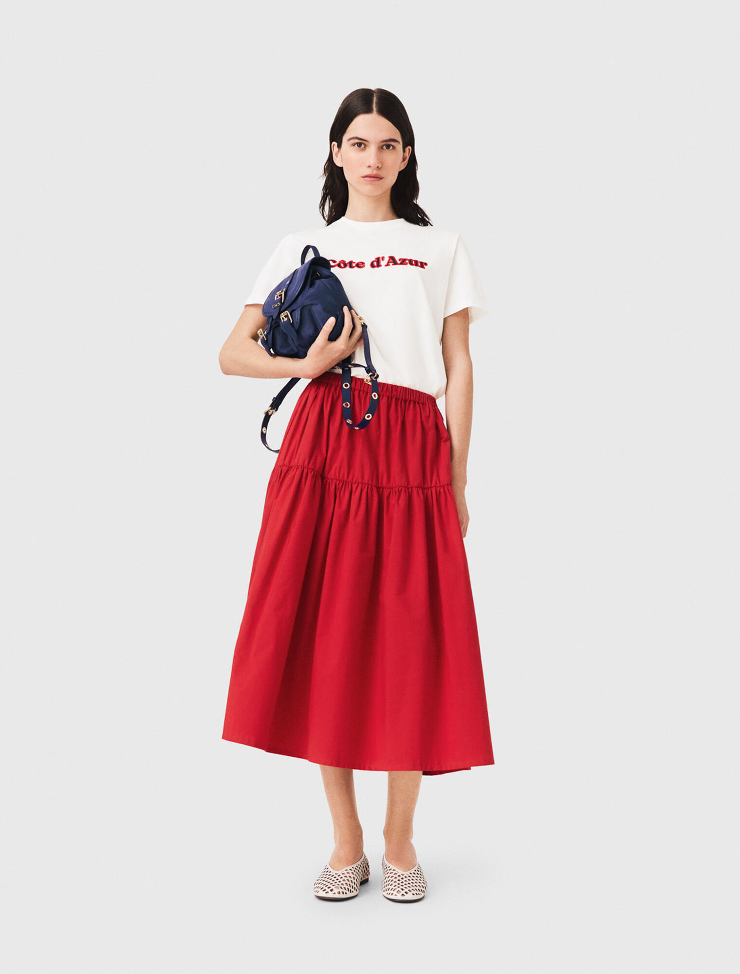 T-Shirt mit Stickerei