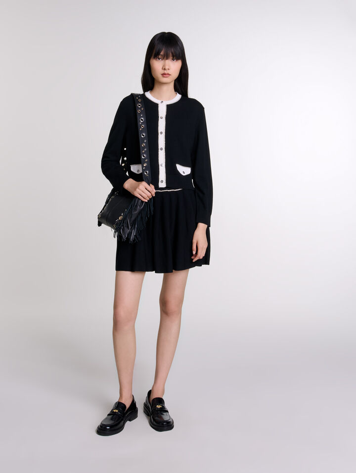 Cardigan mit Strassbesatz