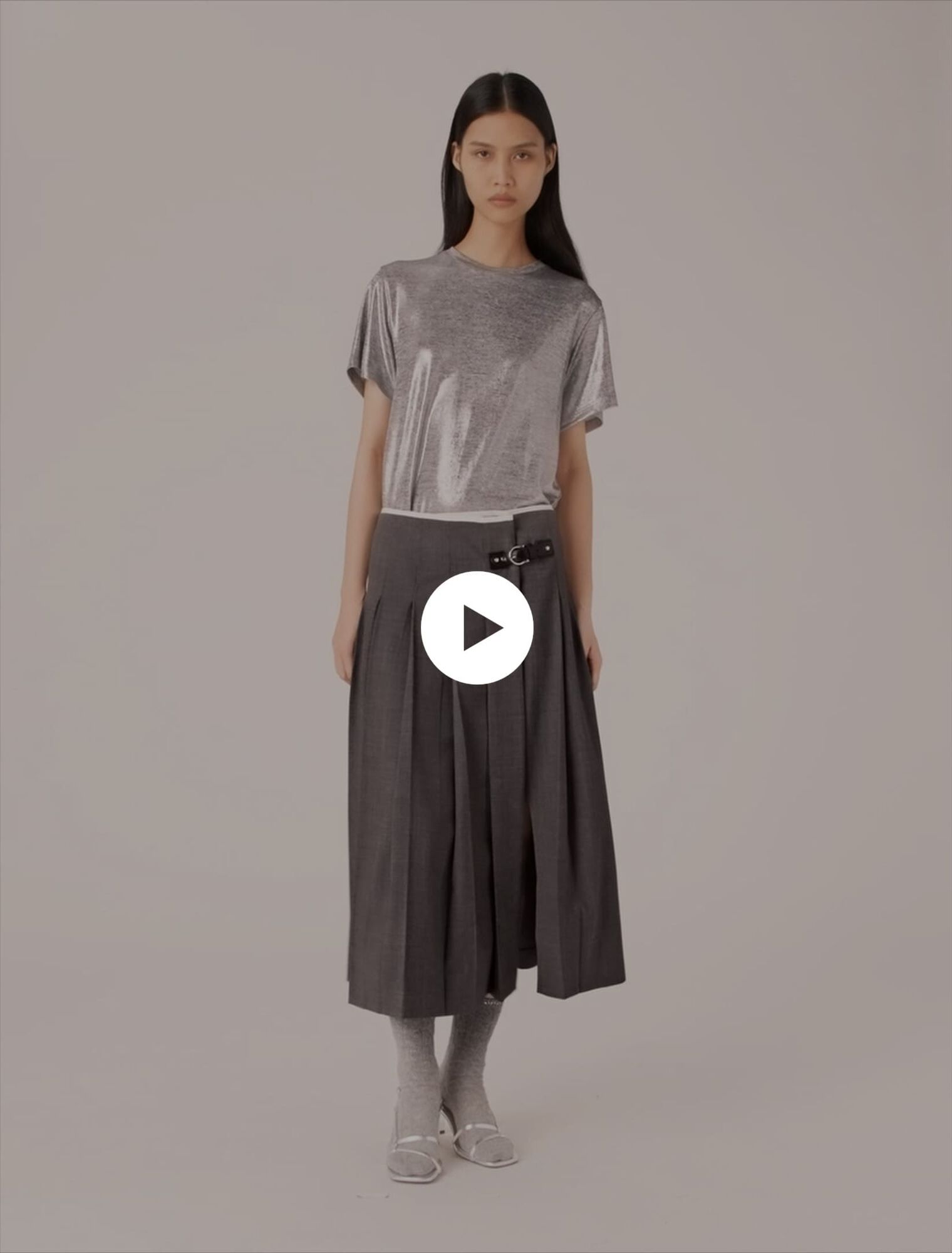 T-Shirt aus Lamé
