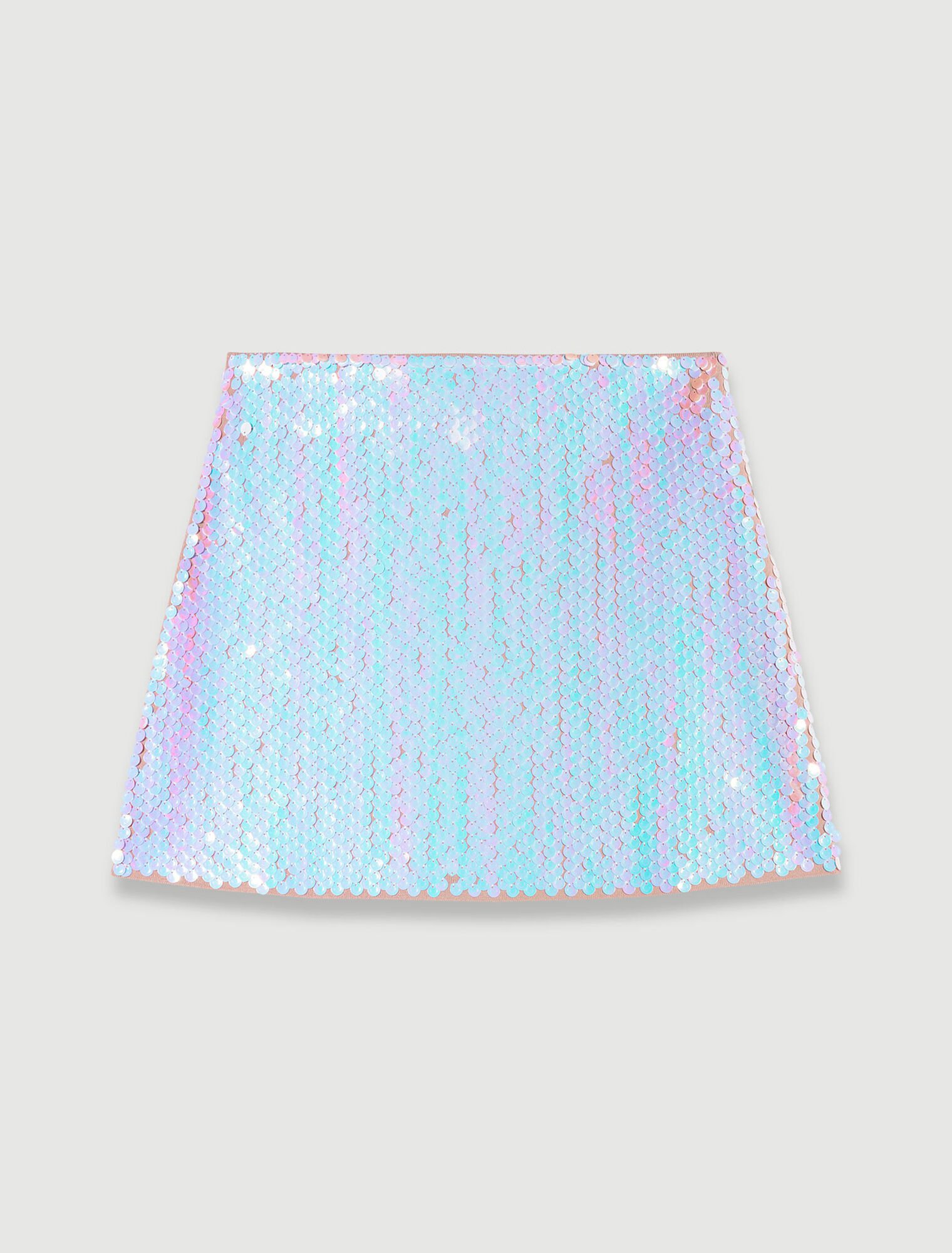 Strickrock mit Pailletten