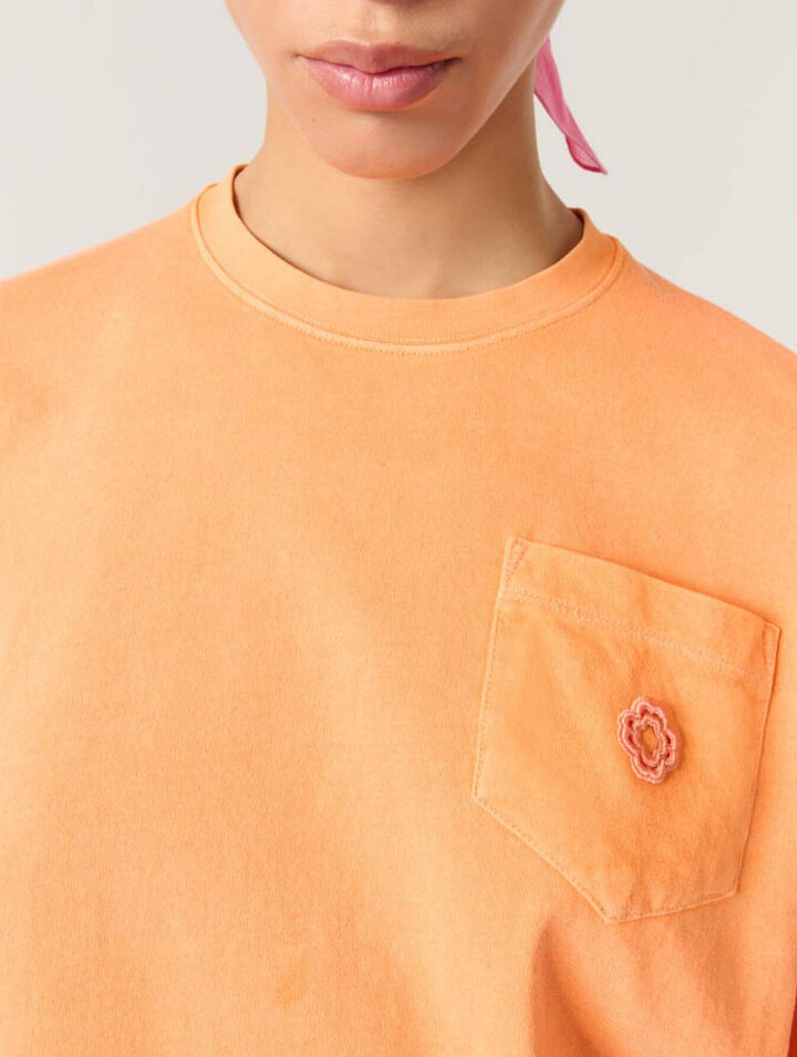 T-Shirt mit Zierlogo
