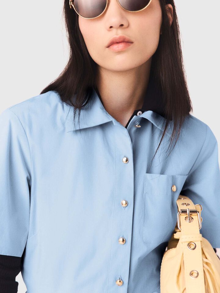 Ausgestelltes Hemdblusenkleid