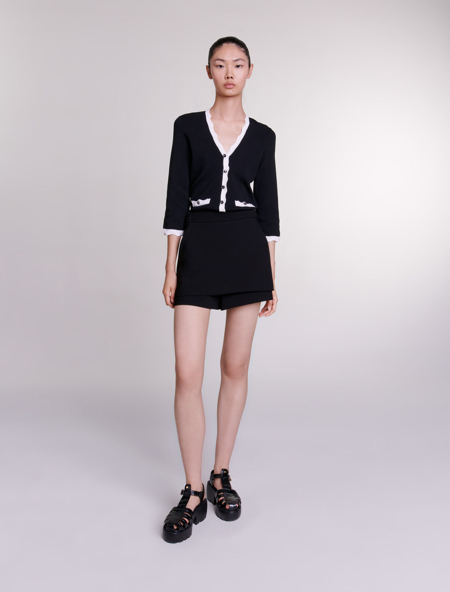 Zweifarbige Cardigan