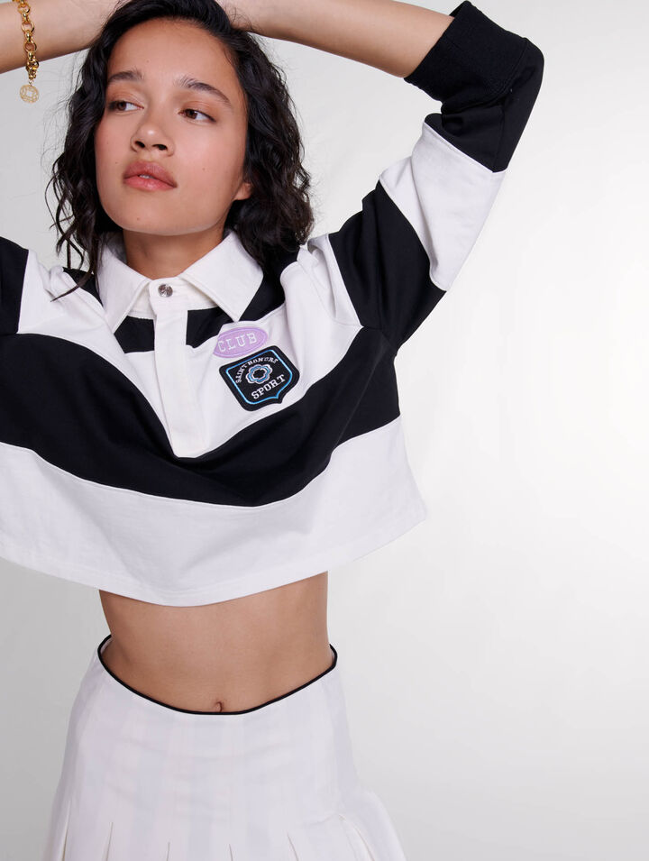 Polo-Shirt mit Streifen