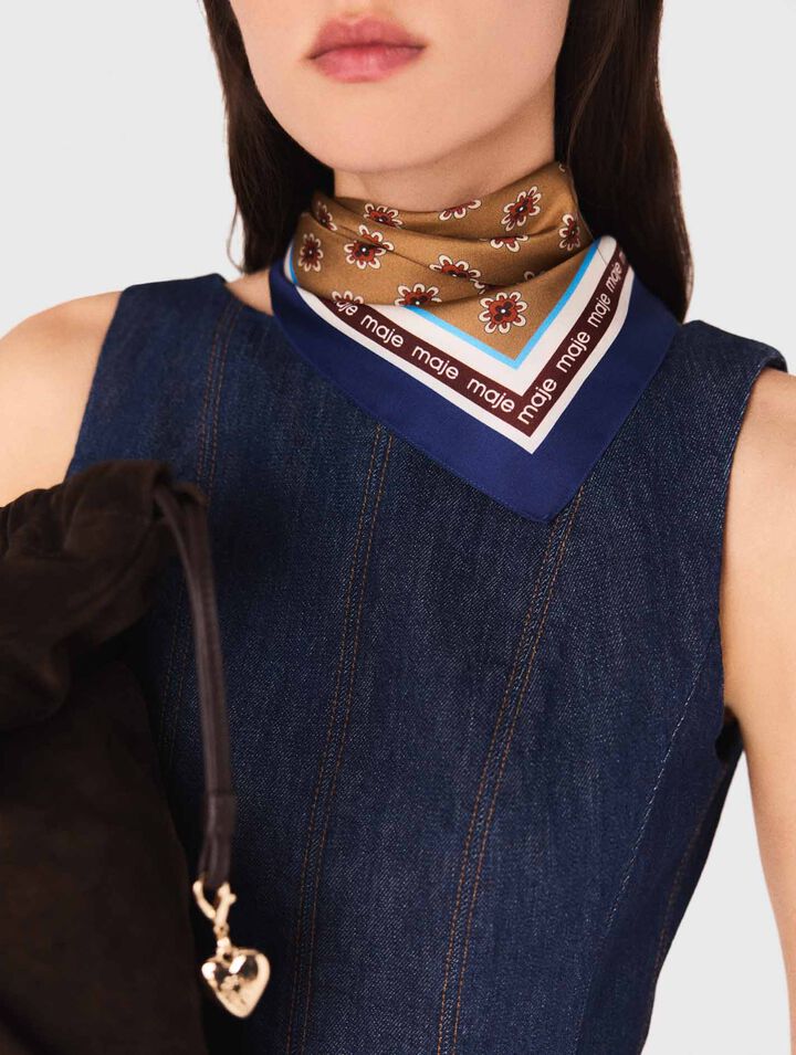 Bandana mit Blumenmuster