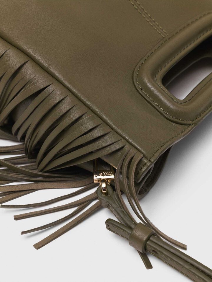 M-Tasche aus Glattleder