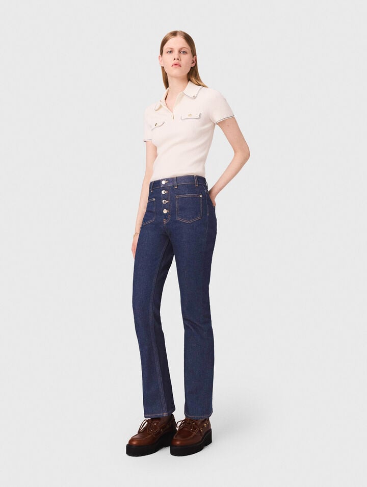 Denim-Jeans mit Taschen