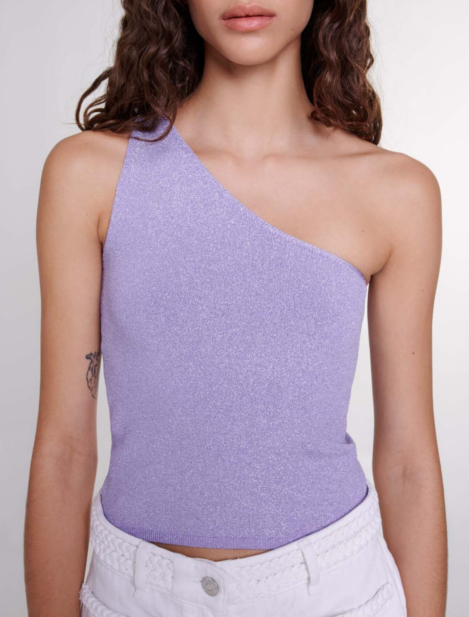 Asymmetrisches Metallic-Top