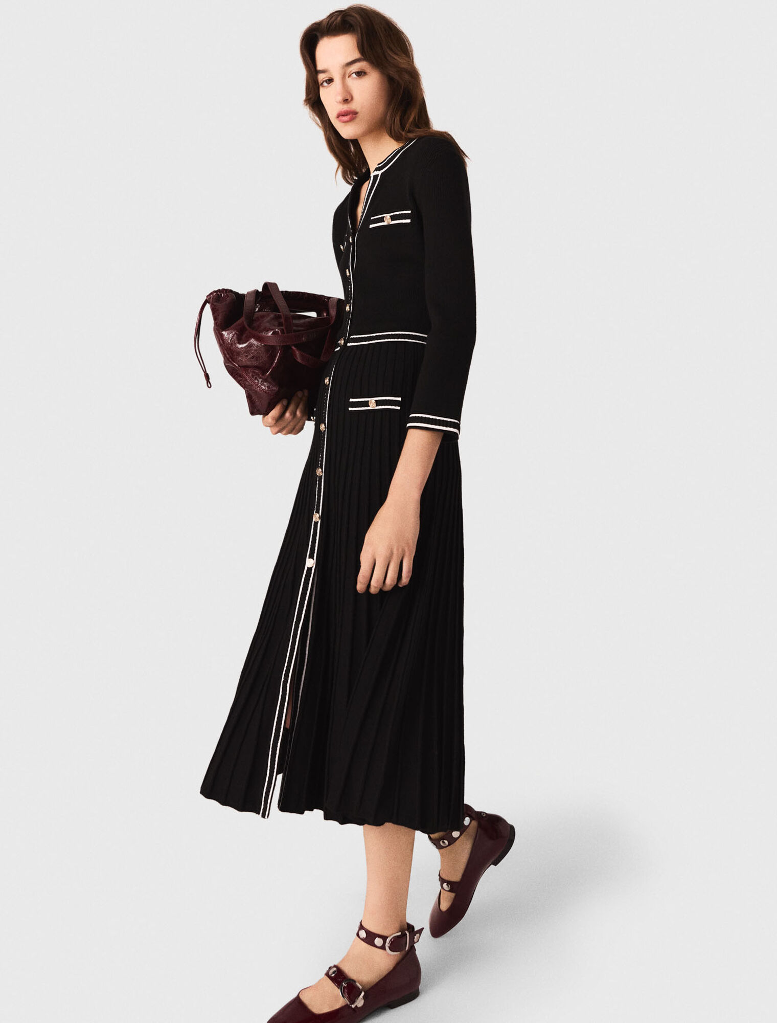 Midikleid aus Strick