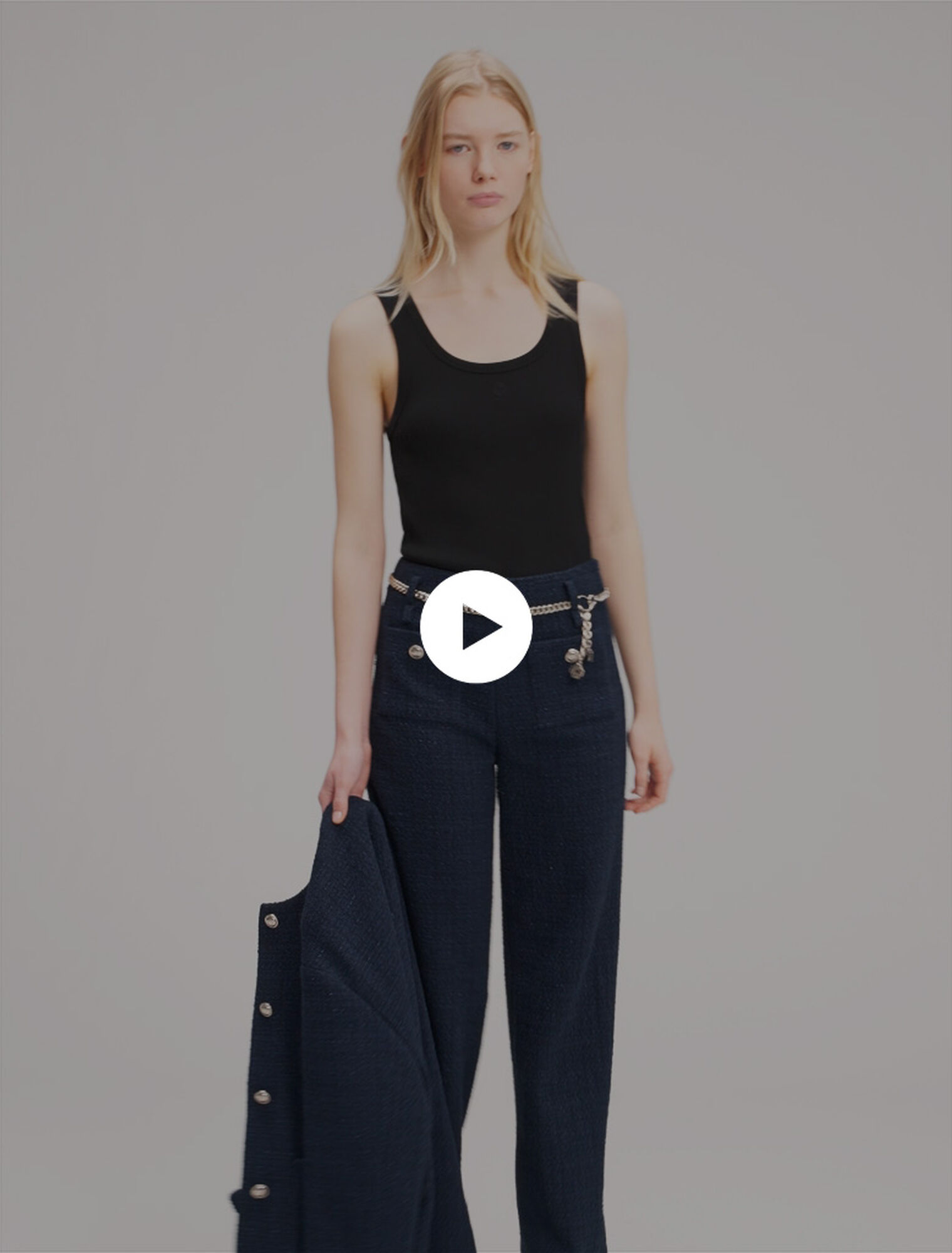 Geripptes Tanktop