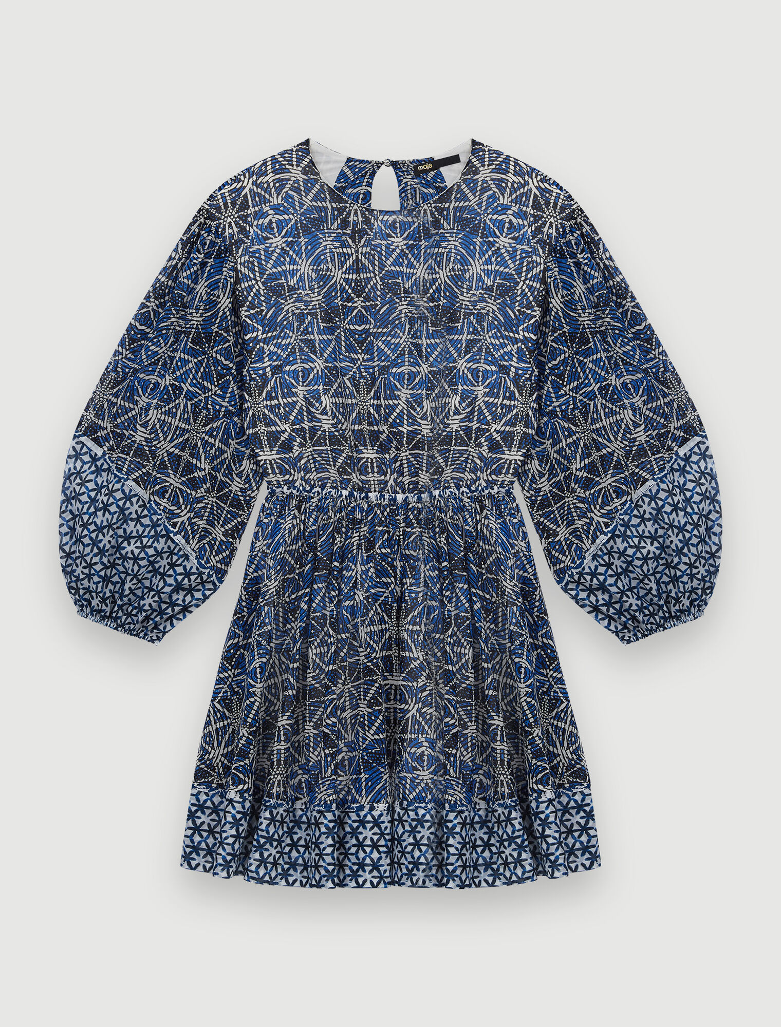 Kleid aus Baumwollvoile im Druckmix