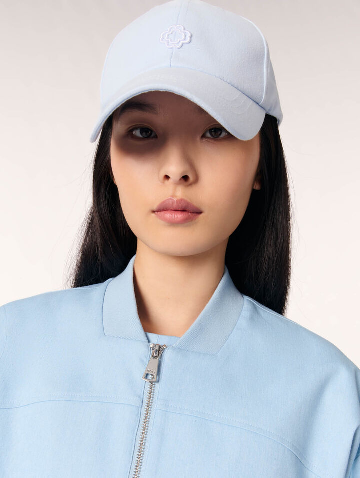 Kurzer Bomber-Blouson aus Denim