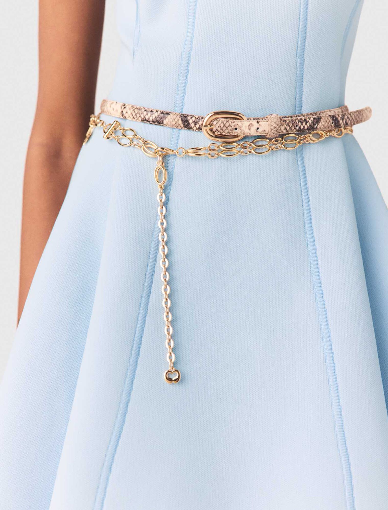 Schmaler G&uuml;rtel in Python-Optik