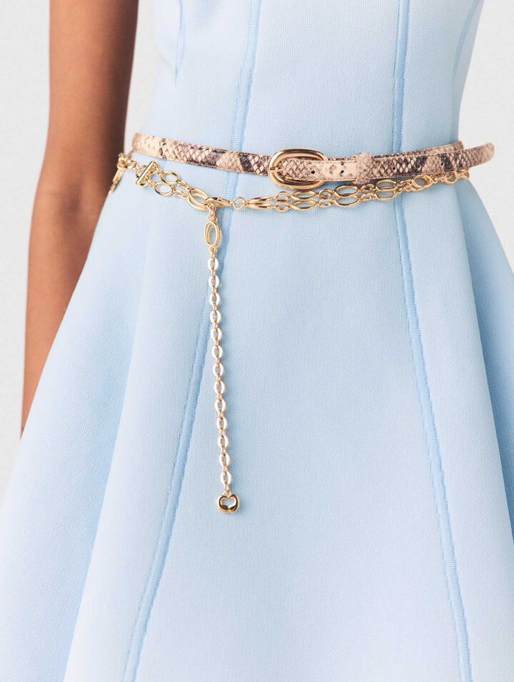 Schmaler G&uuml;rtel in Python-Optik