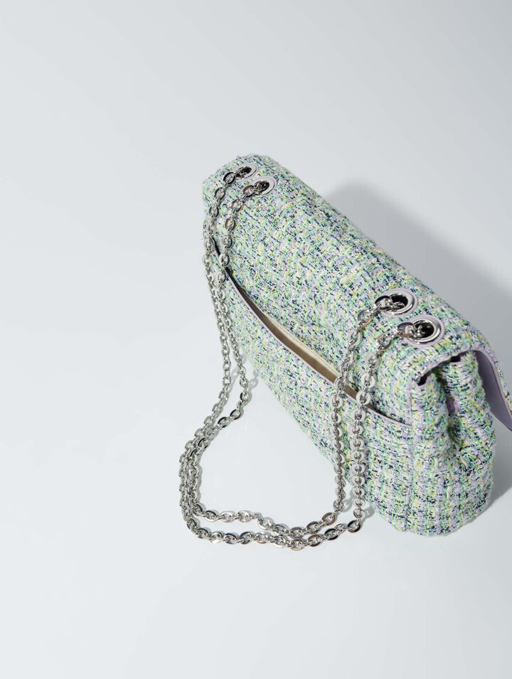 Clover-Tasche mit Tweedketten