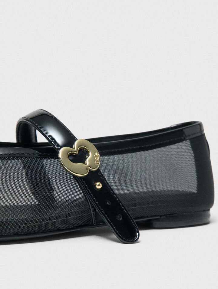 Ballerinas aus Mesh