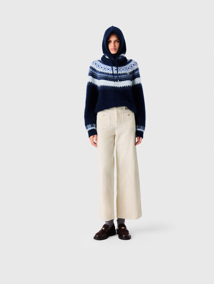 Weite Cordhose