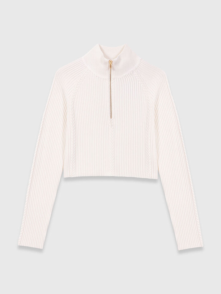 Stehkragenpullover
