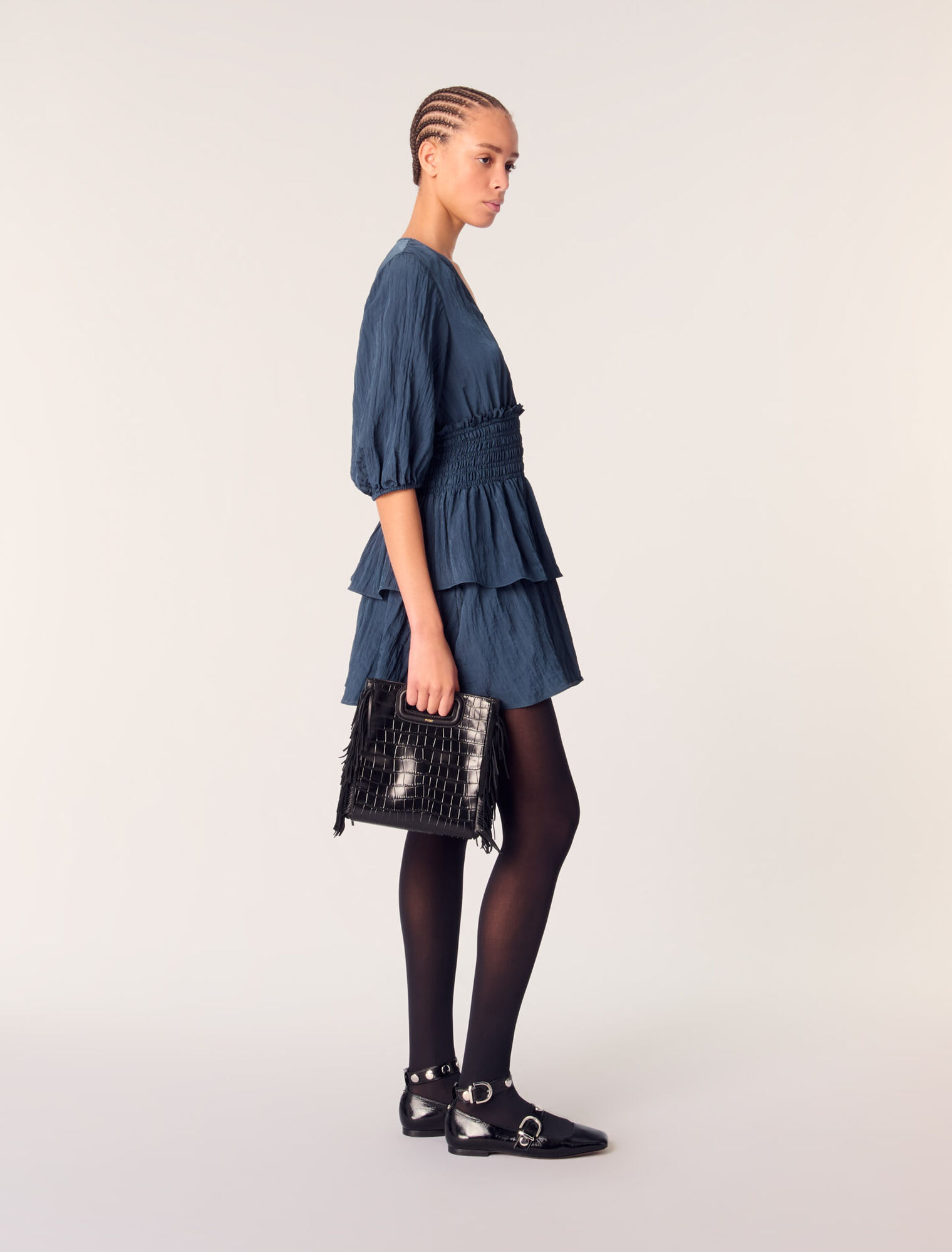 Kurzes Rüschenkleid