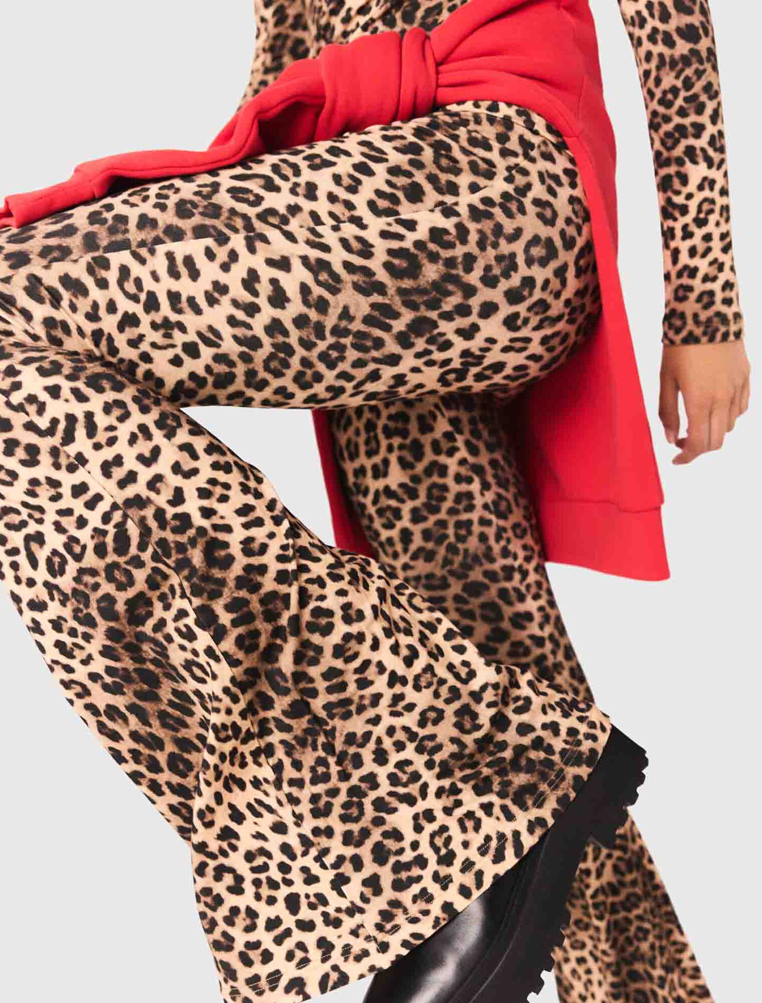 Leggings mit Leopardenmuster