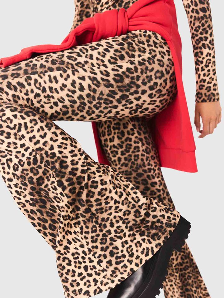 Leggings mit Leopardenmuster