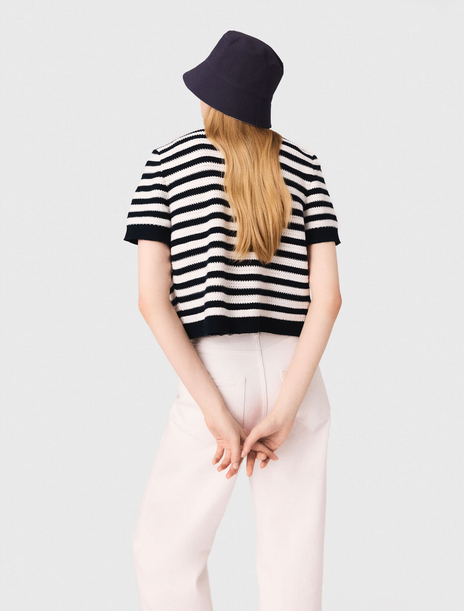 Kurzer geh&auml;kelter Cardigan