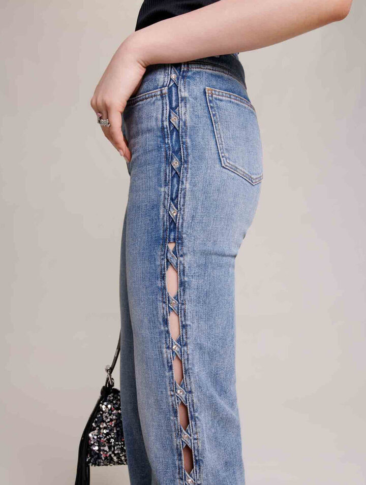 Jeans mit geradem Bein