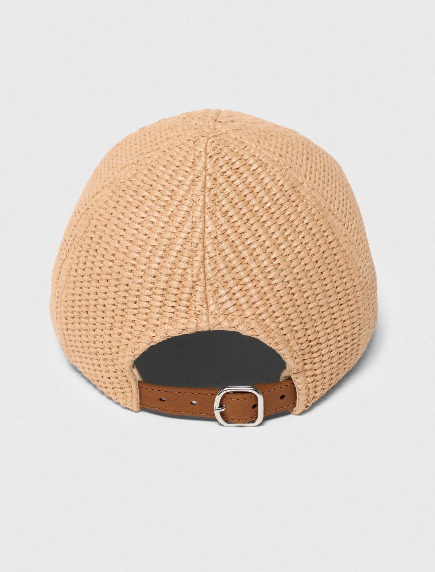 Cap in Naturmaterial-Optik