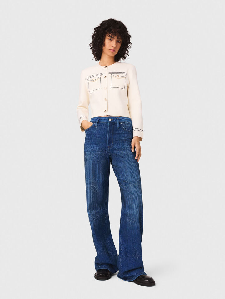 Jeans mit Strass