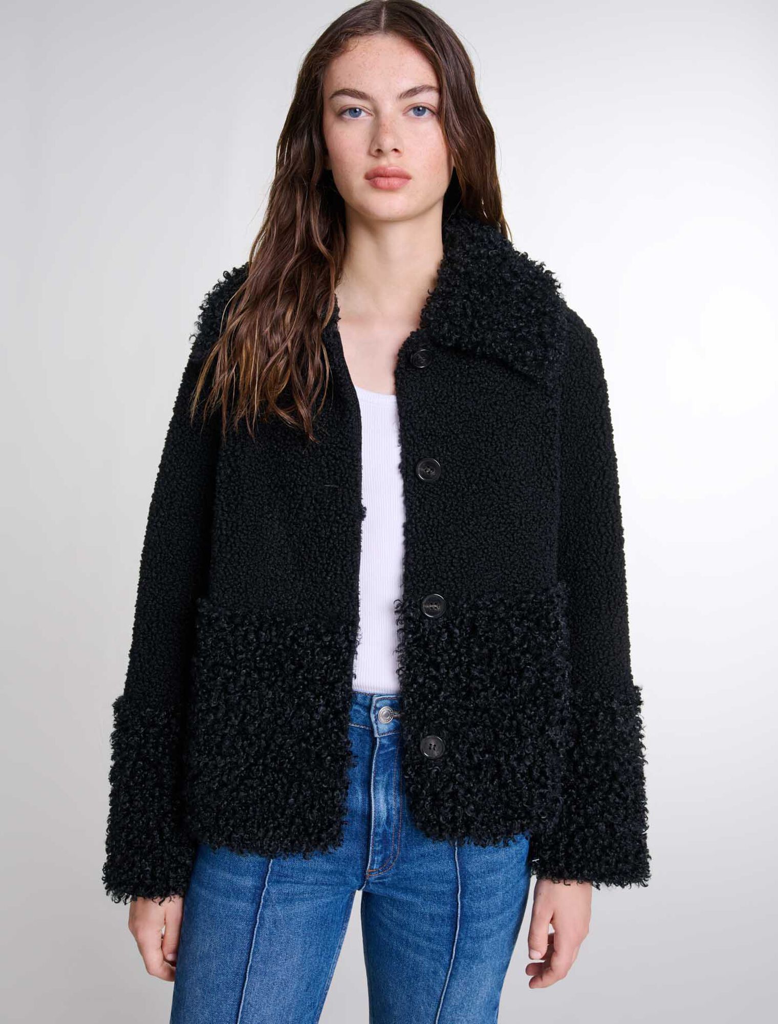 Boucléjacke 