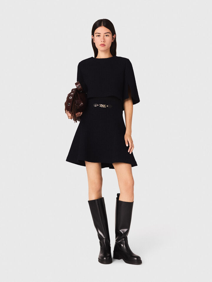 2-in-1-Kleid aus Tweed
