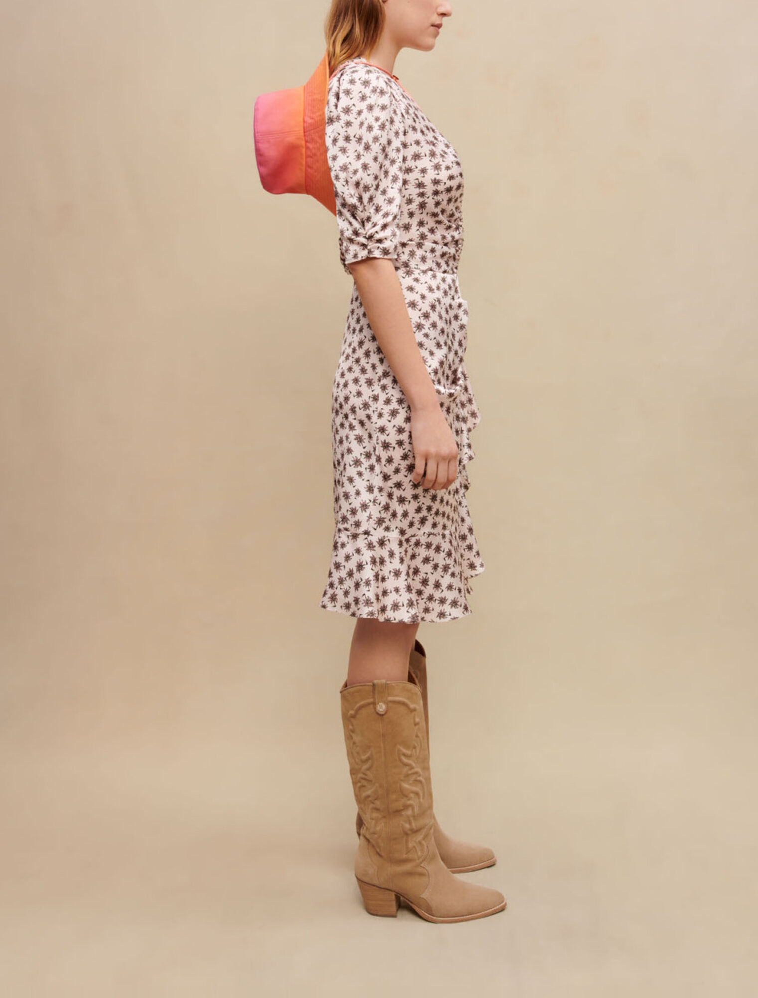 Kleid mit Palmenprint