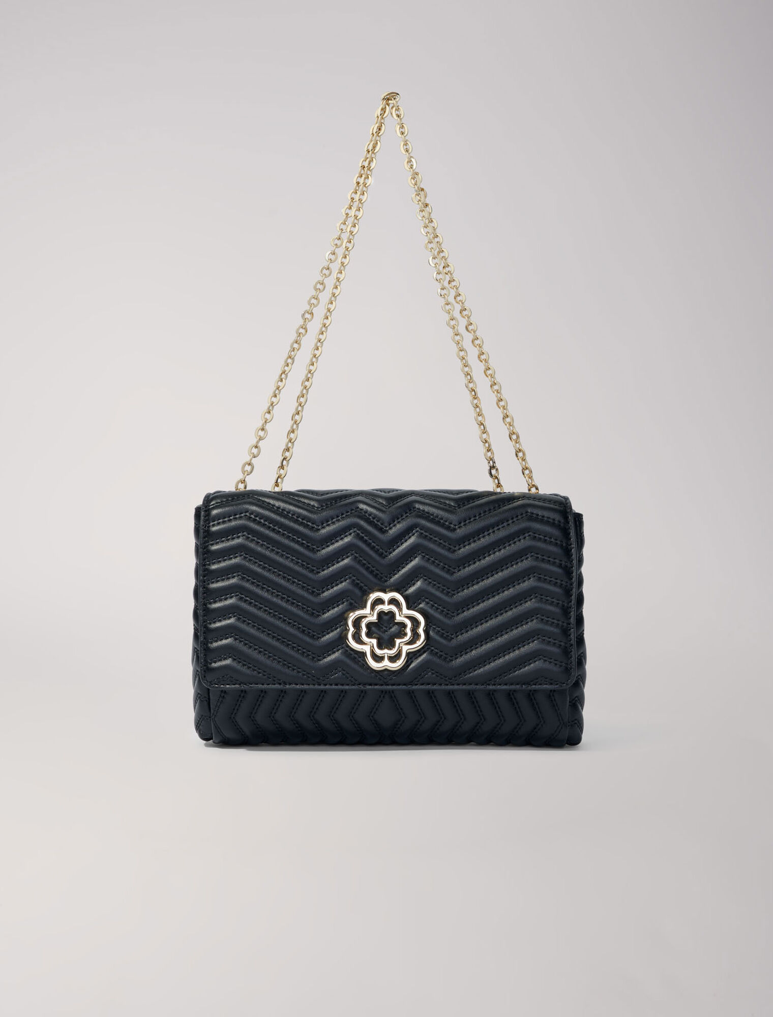 Lederhandtasche mit Kette