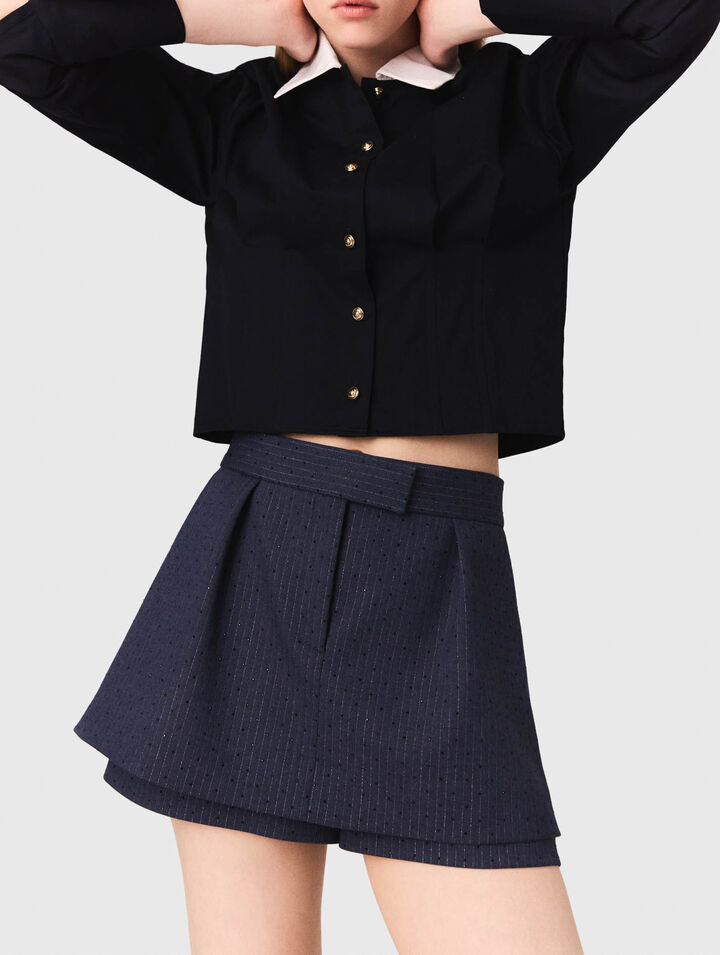 Shorts mit Strass