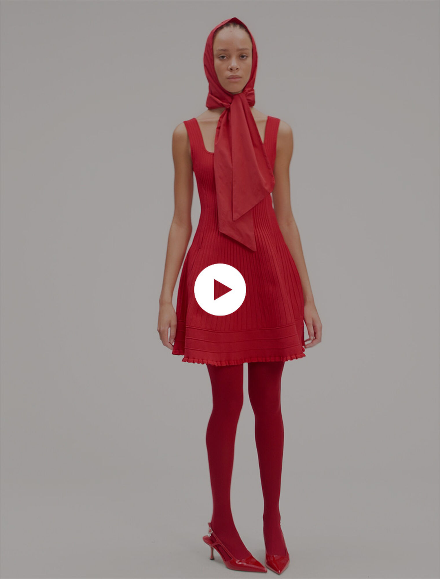 Kurzes Strickkleid