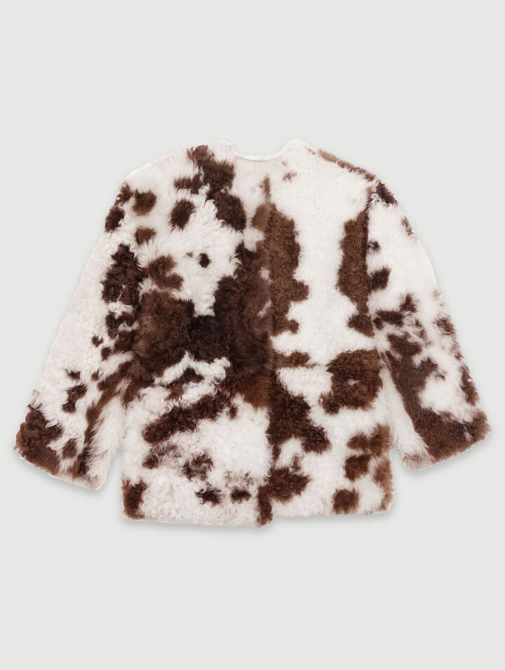 Wendbare Lammfelljacke