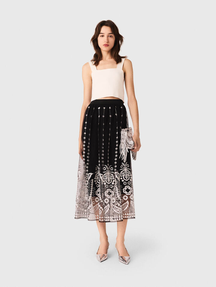 Crop Top aus Strick