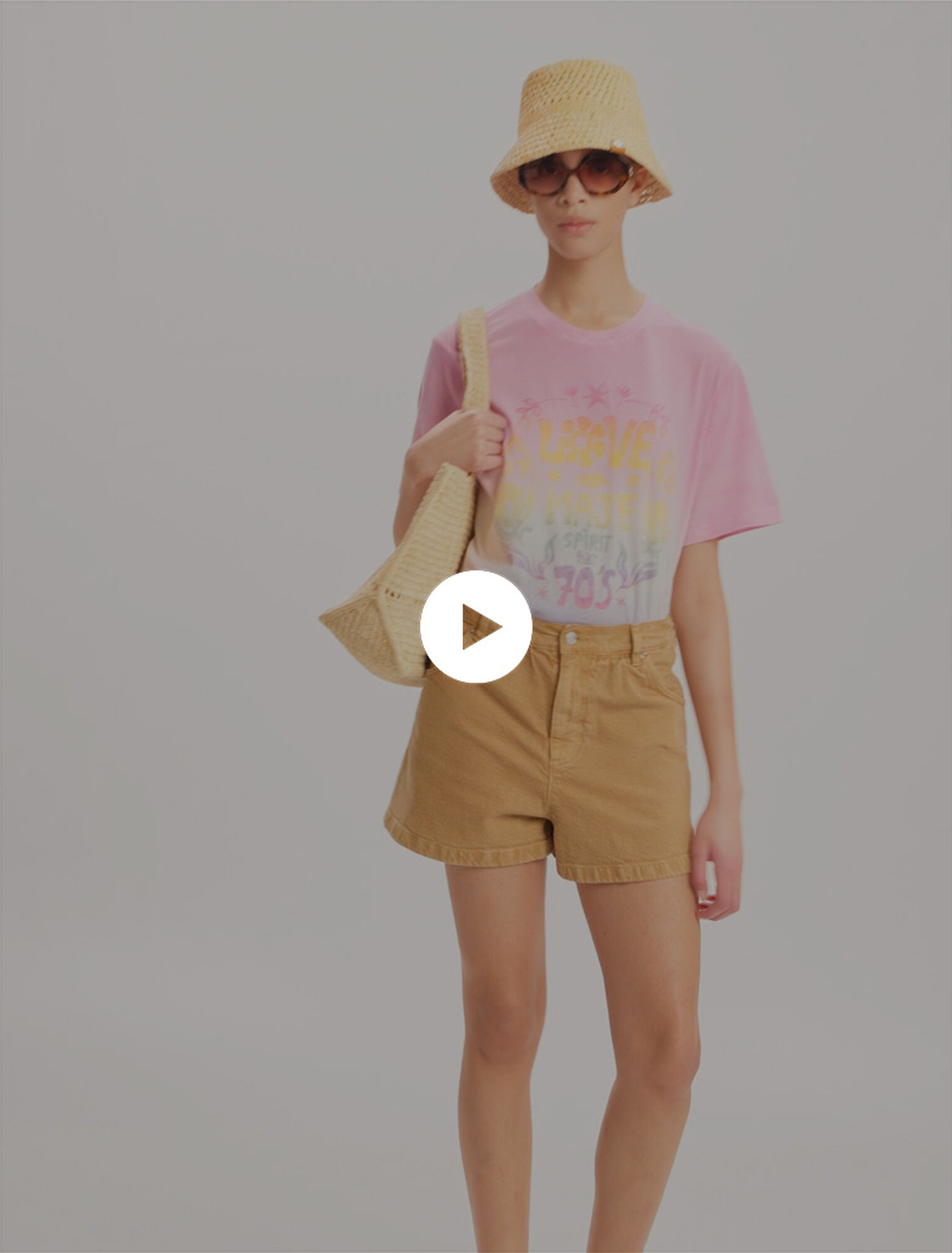 T-Shirt mit Druckmuster