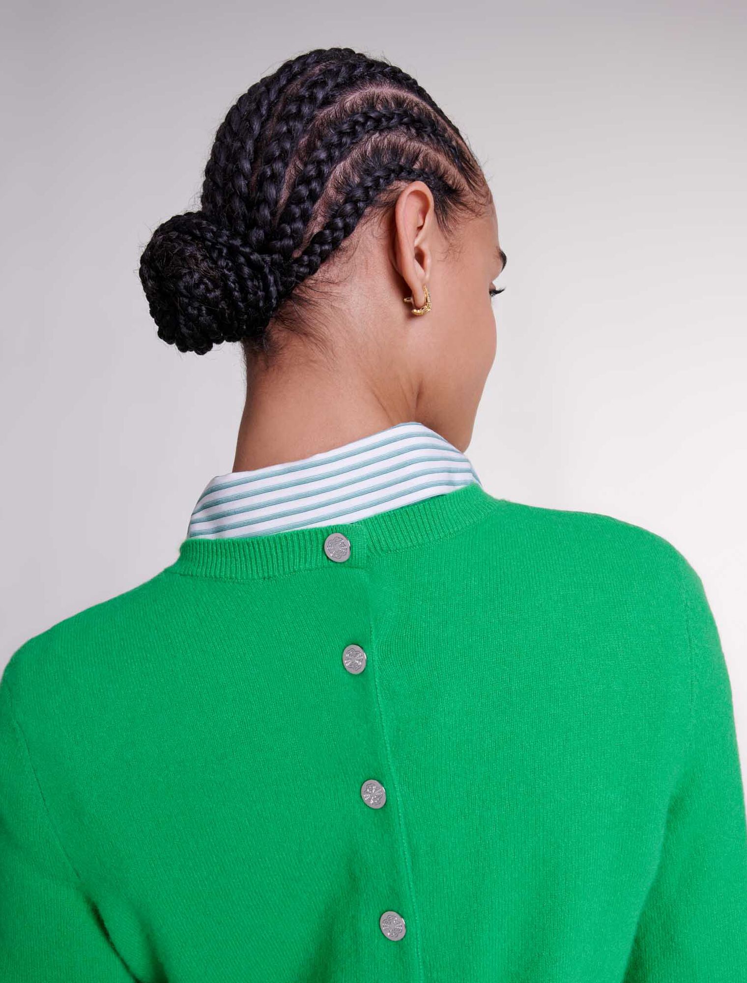 Strickjacke aus Kaschmir und Wolle