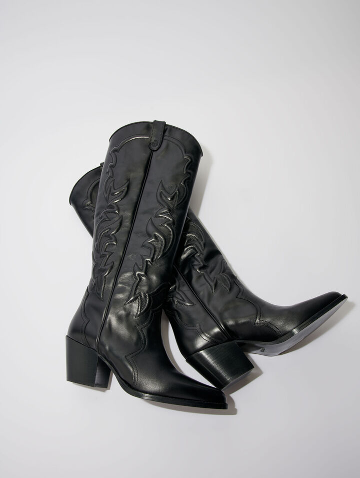 Western-Lederstiefel