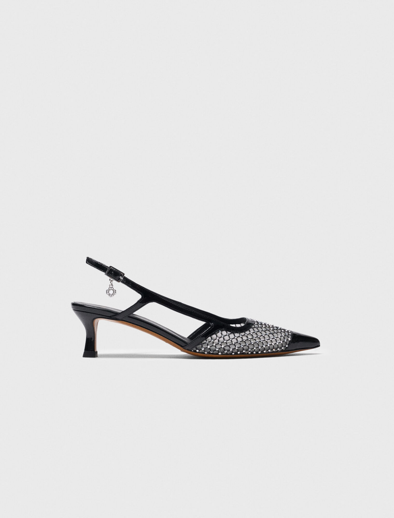Mesh-Pumps mit Strass