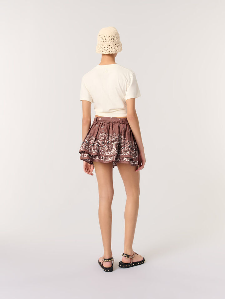 Gemustertes T-Shirt