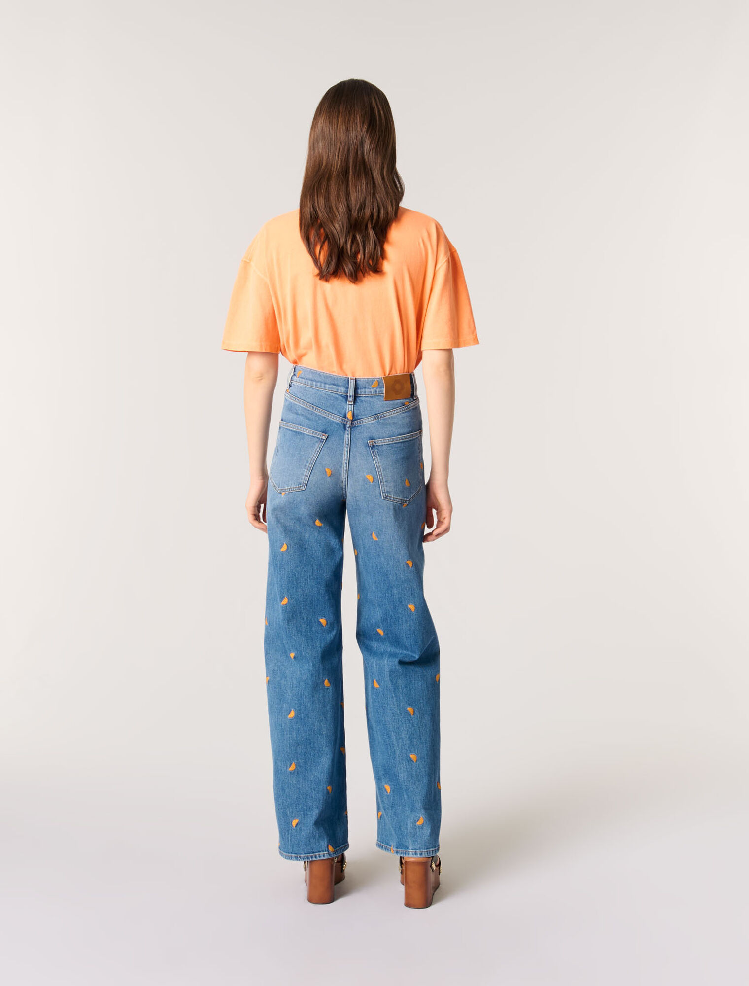 Bestickte Jeans