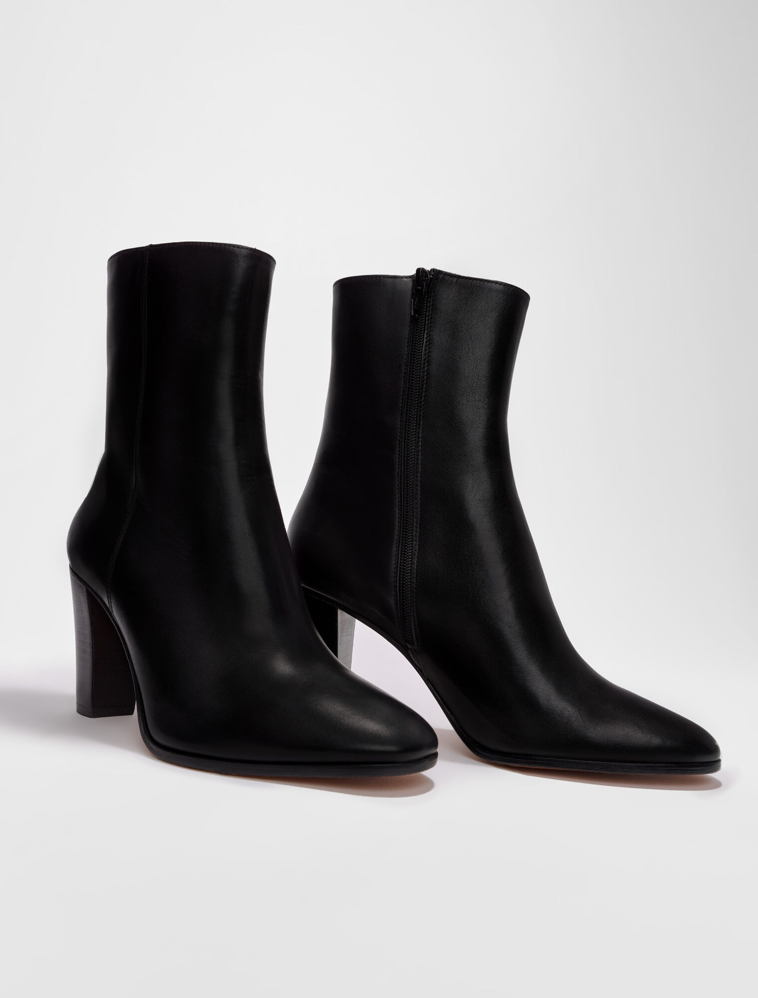 Stiefelette aus Glattleder