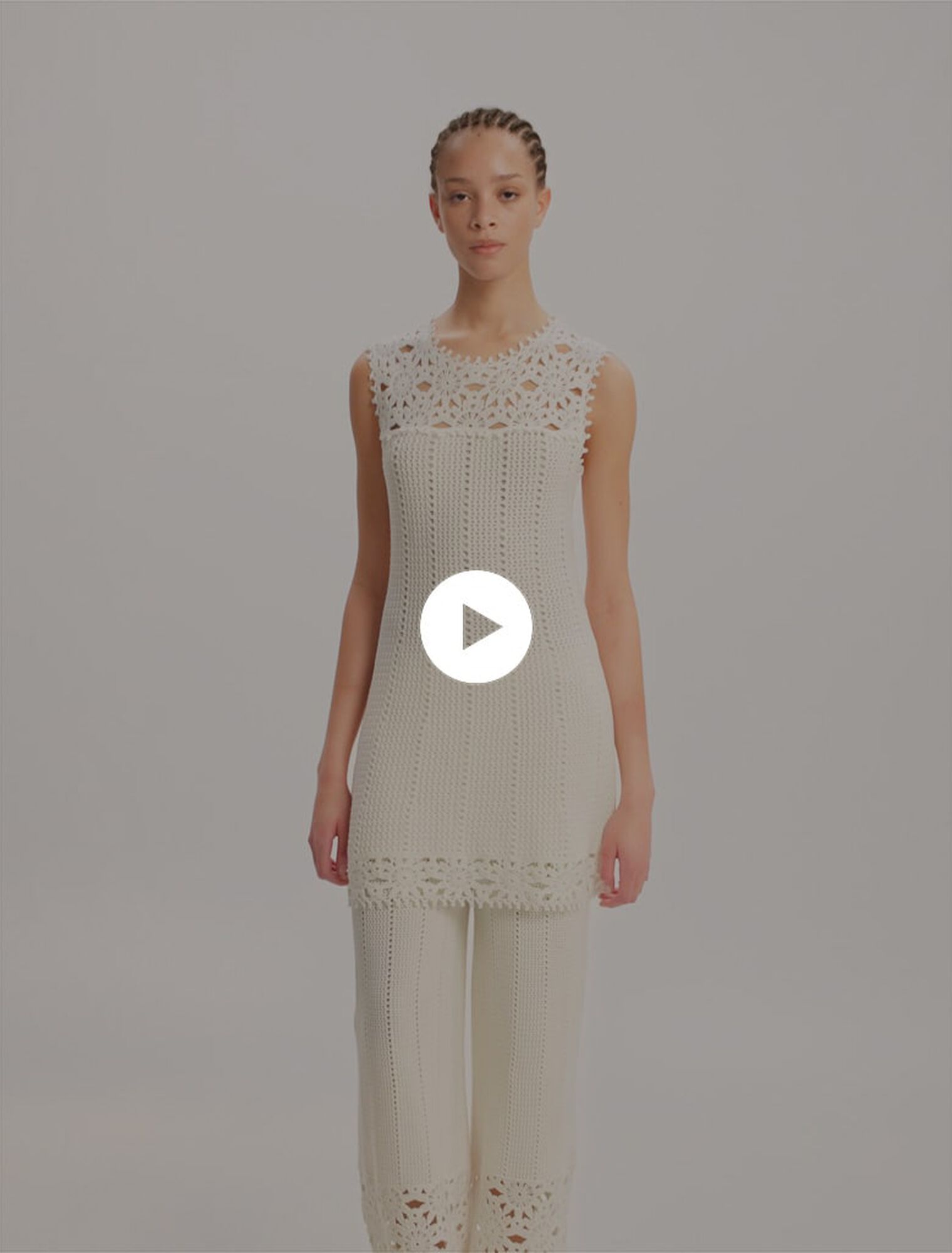 Kurzes Häkelkleid